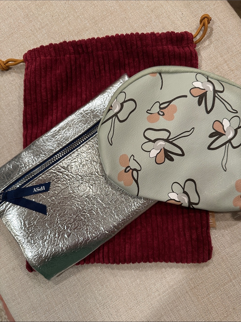 Ipsy 3 pc bundle Cosmetic Bags